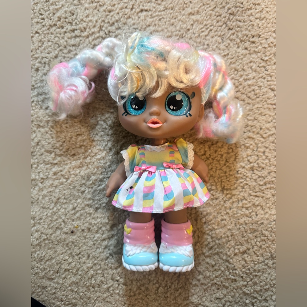 Colorful Doll with Rainbow Outfit
